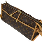 Louis Vuitton Popincourt Long Shoulder Bag Vachetta Leather Gold Brown — view 4