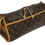 Louis Vuitton Popincourt Long Shoulder Bag Vachetta Leather Gold Brown — view 3