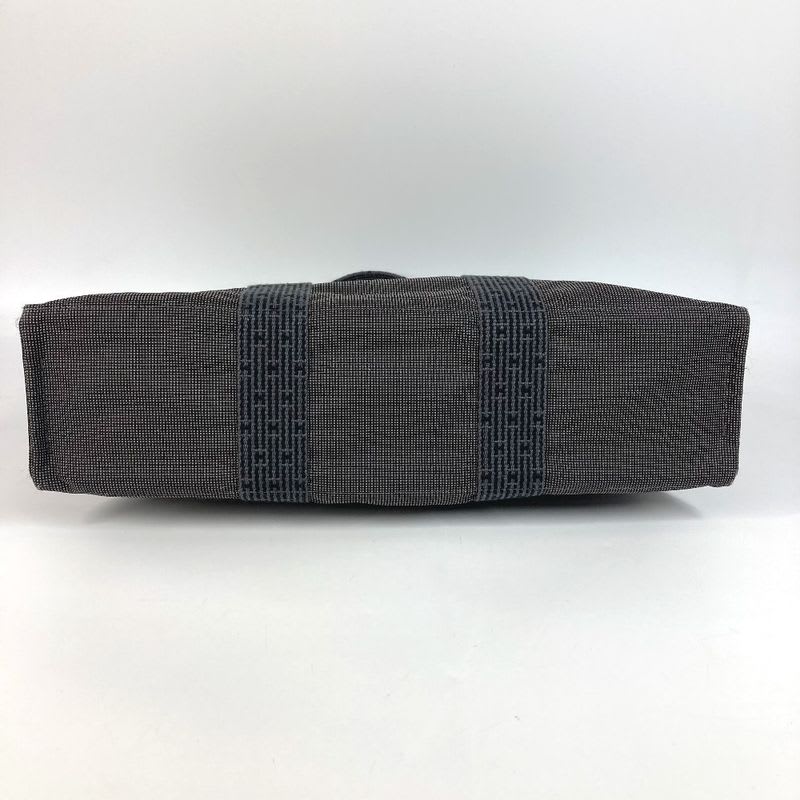 Hermes Handbag Her Line MM Canvas Gray