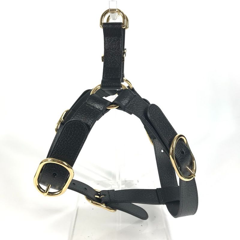 Gucci Miscellaneous Pet Harness Leather Black — view 2