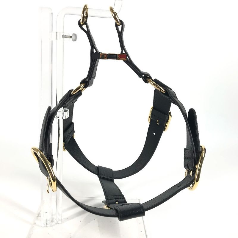 Gucci Miscellaneous Pet Harness Leather Black — view 3