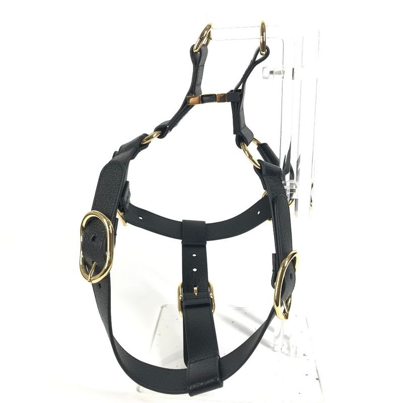 Gucci Miscellaneous Pet Harness Leather Black — view 4