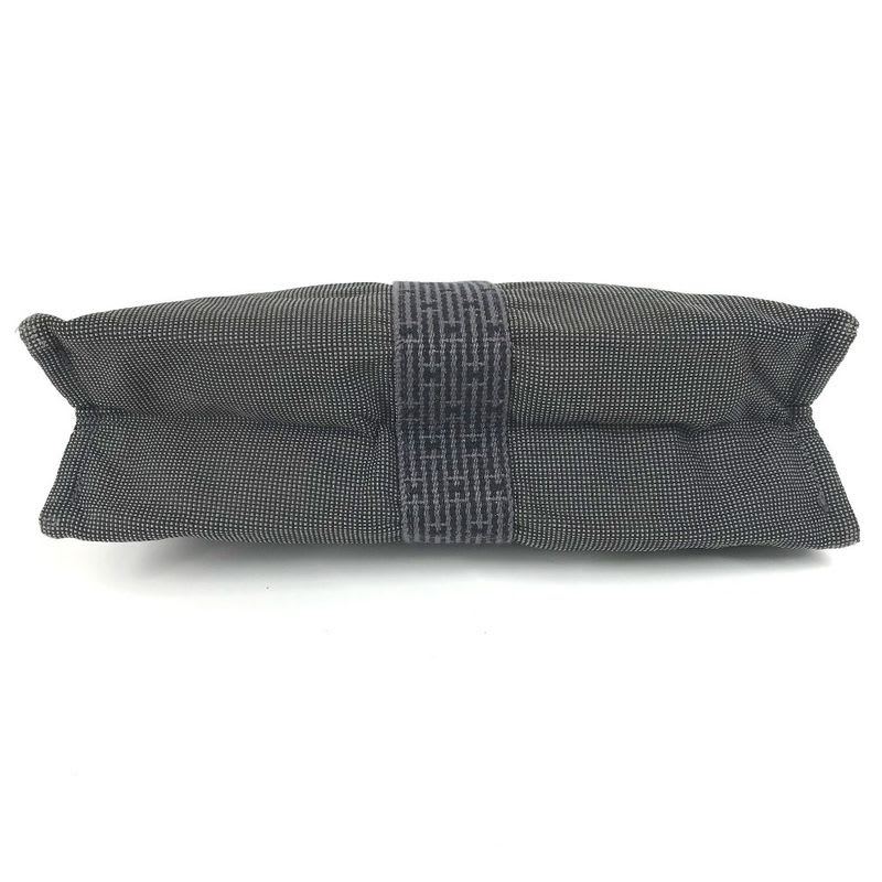 Hermes Pouch Her Line Cotton Gray