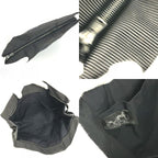 Hermes Pouch Her Line Cotton Gray