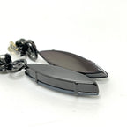 Gucci Earrings GG Crystal Bijou Metal Black — view 6