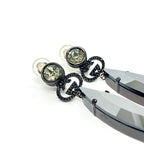 Gucci Earrings GG Crystal Bijou Metal Black — view 4