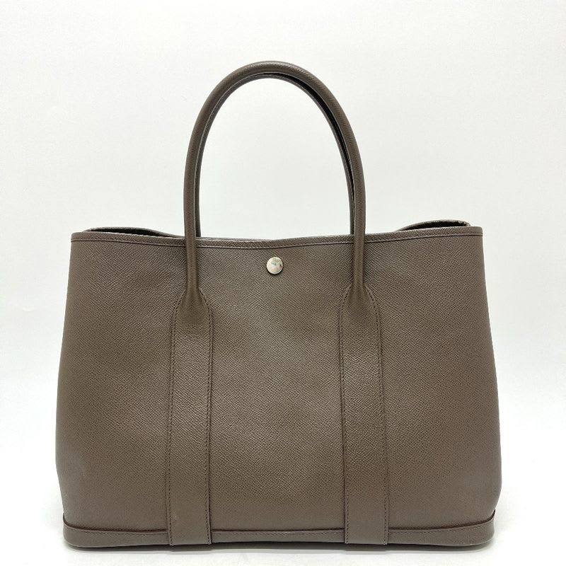Hermes Tote Bag Garden Party 36 Veau Epsom Gris Etan Gray