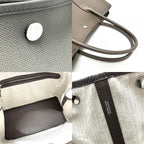 Hermes Tote Bag Garden Party 36 Veau Epsom Gris Etan Gray