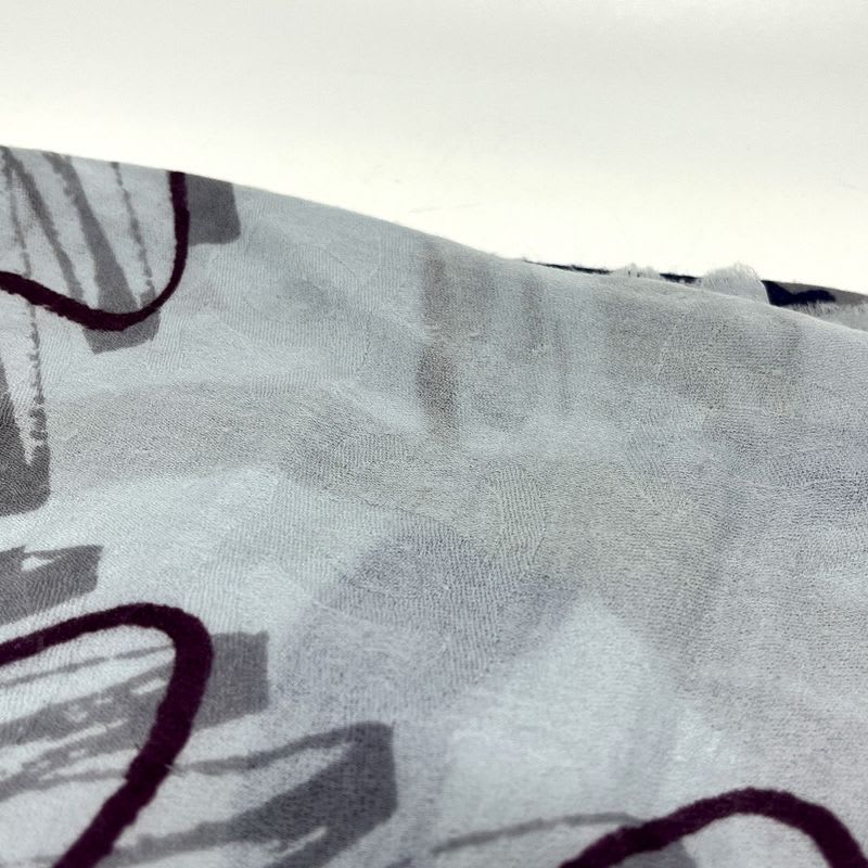 Chanel Shawl No5 Perfume Cashmere Blue — view 5
