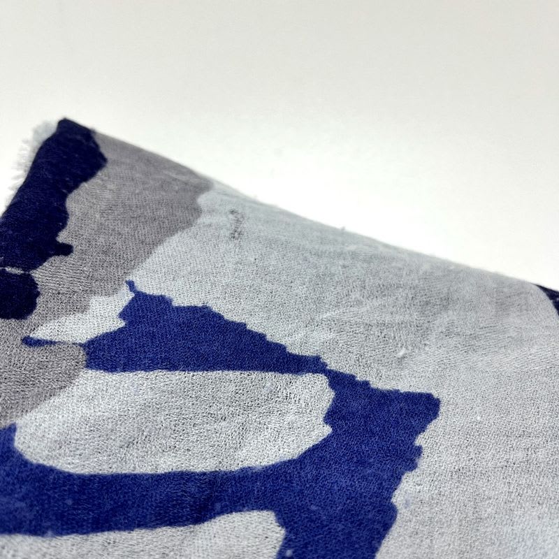 Chanel Shawl No5 Perfume Cashmere Blue — view 2
