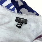 Chanel Shawl No5 Perfume Cashmere Blue — view 6