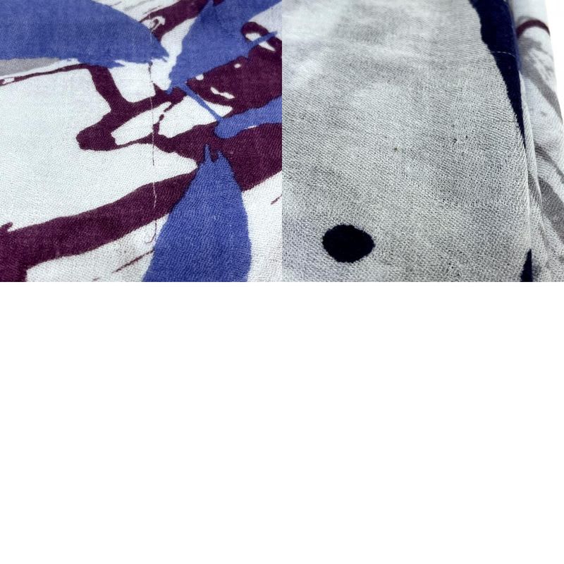 Chanel Shawl No5 Perfume Cashmere Blue — view 9