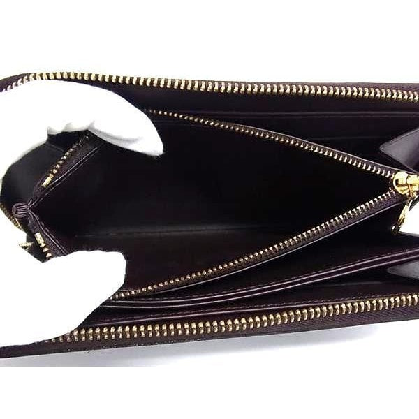 Louis Vuitton Wallet Zippy Amarant Monogram Vernis Round — view 5