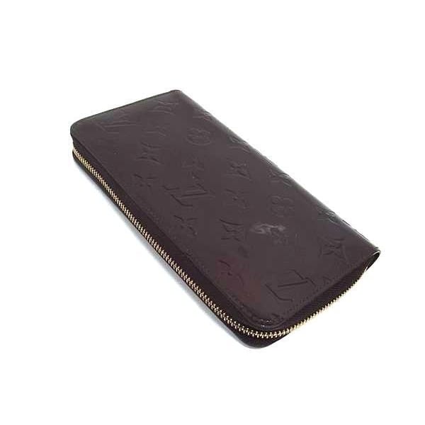 Louis Vuitton Wallet Zippy Amarant Monogram Vernis Round — view 3