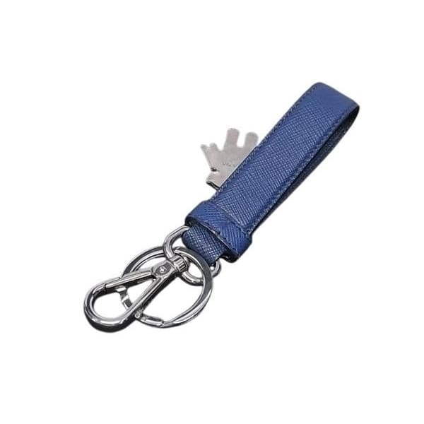 Prada Bag Charm Blue Saffiano Leather Robot — view 3