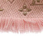 Louis Vuitton Monogram Echarpe Logomania Shine Muffler Pink Scarf — view 3