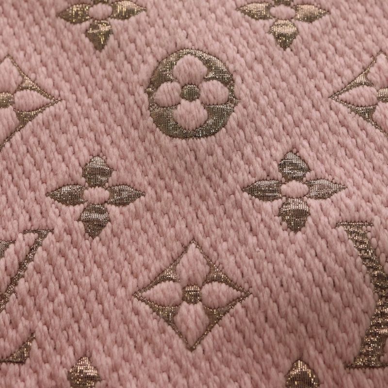 Louis Vuitton Monogram Echarpe Logomania Shine Muffler Pink Scarf — view 2