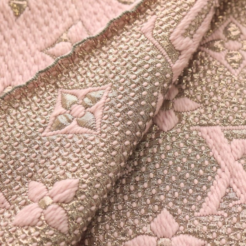 Louis Vuitton Monogram Echarpe Logomania Shine Muffler Pink Scarf — view 5