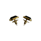 Chanel Coco Mark Motif Square GP Plated Earrings 23BK — view 5