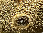 Chanel Coco Mark Motif Square GP Plated Earrings 23BK — view 3