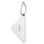 Prada Triangle Logo Plate Earrings — view 3