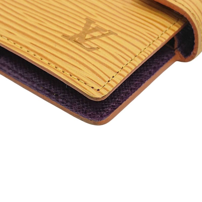 Louis Vuitton Epi Agenda Mini Notebook Cover Yellow — view 9