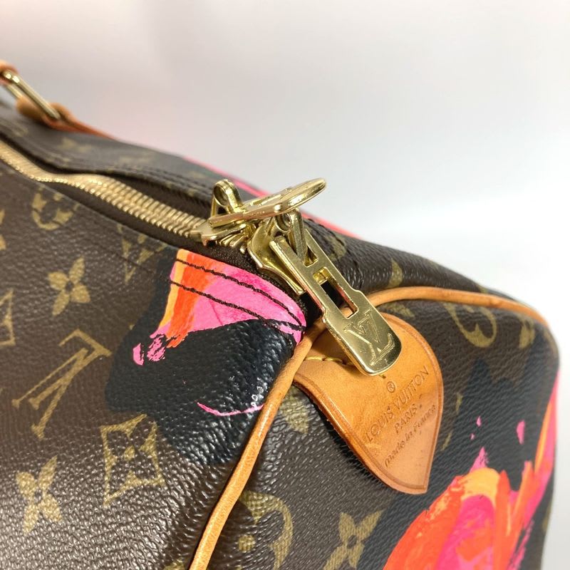Louis Vuitton Boston Bag Keepall 50 Monogram Canvas Pink