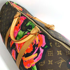 Louis Vuitton Boston Bag Keepall 50 Monogram Canvas Pink