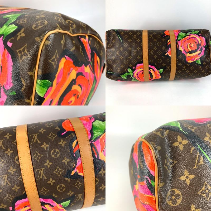 Louis Vuitton Boston Bag Keepall 50 Monogram Canvas Pink