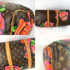 Louis Vuitton Boston Bag Keepall 50 Monogram Canvas Pink