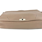 Hermes Handbag Victoria Messenger Bag Taurillon Clemence Etoupe Gray — view 5