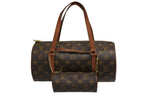 Louis Vuitton Papillon 30 Handbag Vintage Monogram Canvas Brown