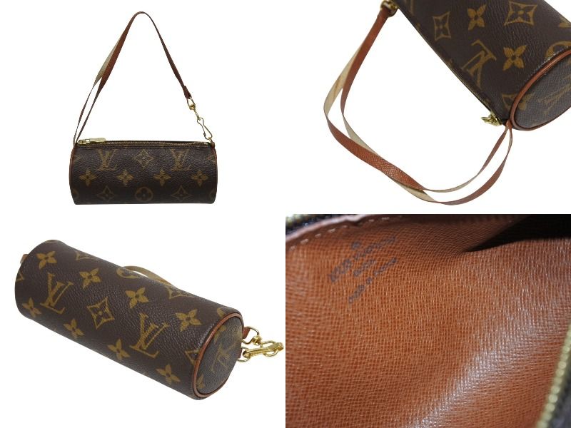 Louis Vuitton Papillon 30 Handbag Vintage Monogram Canvas Brown — view 8