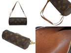 Louis Vuitton Papillon 30 Handbag Vintage Monogram Canvas Brown — view 8