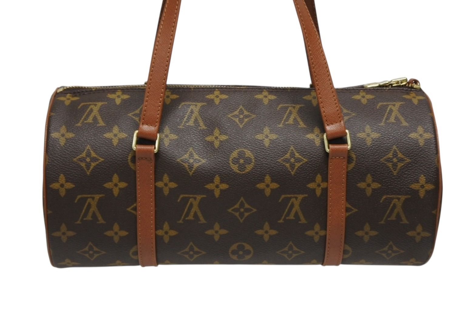 Louis Vuitton Papillon 30 Handbag Vintage Monogram Canvas Brown — view 3