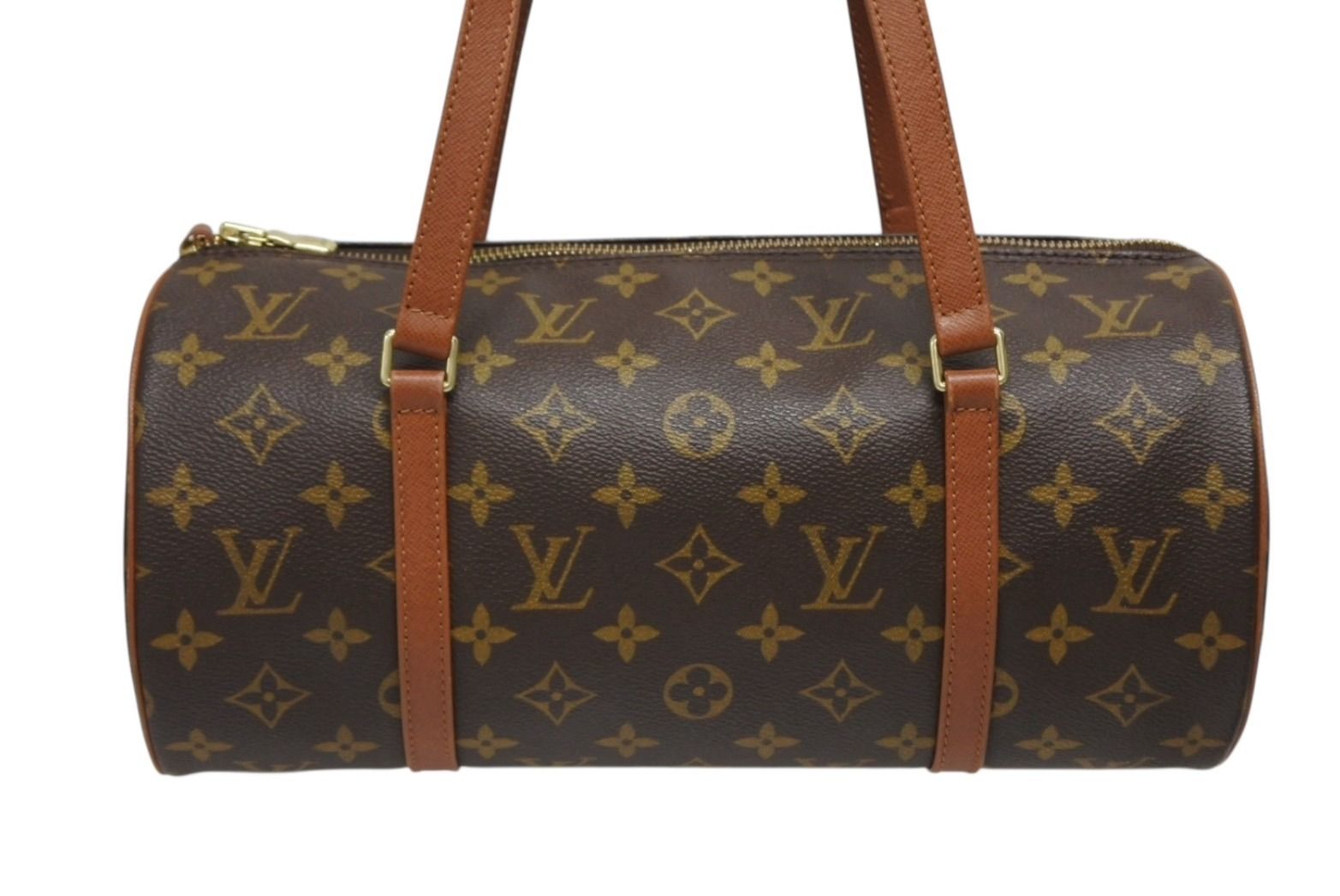 Louis Vuitton Papillon 30 Handbag Vintage Monogram Canvas Brown — view 2