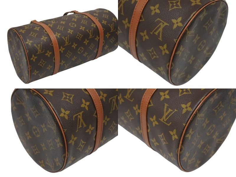 Louis Vuitton Papillon 30 Handbag Vintage Monogram Canvas Brown — view 5