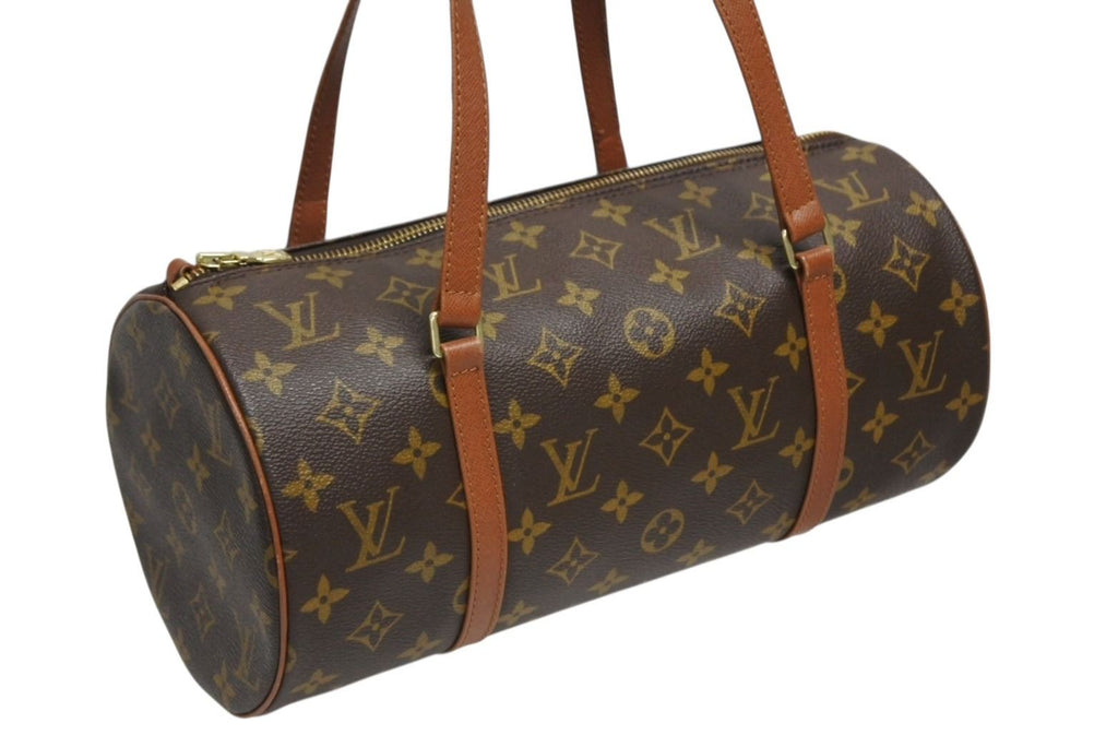 Louis Vuitton Papillon 30 Handbag Vintage Monogram Canvas Brown — view 4