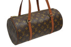 Louis Vuitton Papillon 30 Handbag Vintage Monogram Canvas Brown — view 4