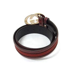 Gucci Belt Sherry Line Interlocking G Brown Canvas Leather — view 4