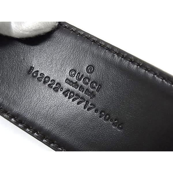 Gucci Belt Sherry Line Interlocking G Brown Canvas Leather — view 3