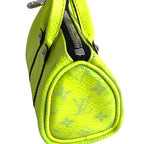 Louis Vuitton Key Holder Porto Cles Mini Keepall Taiga Leather Yellow — view 4