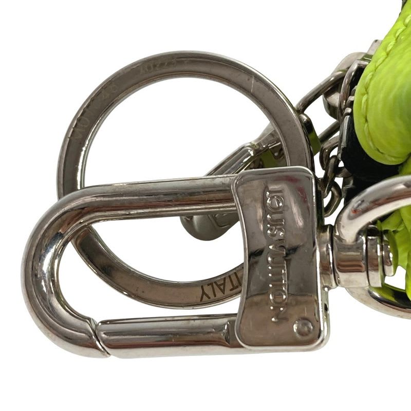 Louis Vuitton Key Holder Porto Cles Mini Keepall Taiga Leather Yellow — view 7