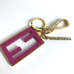 Fendi Key Holder Baguette Logo 7 As229 Metal Pink Purple — view 3