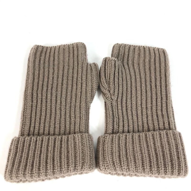 Hermes Gloves Philippa Fingerless Cashmere Gray — view 2