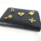 Louis Vuitton Coin Case Zippy Purse Epi Leather Noir Black — view 5