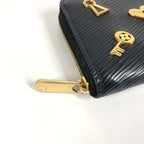 Louis Vuitton Coin Case Zippy Purse Epi Leather Noir Black — view 6