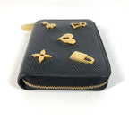 Louis Vuitton Coin Case Zippy Purse Epi Leather Noir Black — view 4