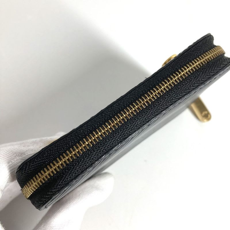 Louis Vuitton Coin Case Zippy Purse Epi Leather Noir Black — view 3