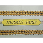 Hermes Scarf Carre 90 Multicolor 100% Silk Chateaux Darriere Decoration — view 5